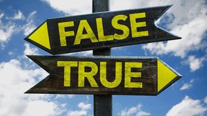 Time to play: "True or False?"