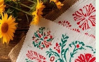 Мастер-класс "Набойка. Искусство печати на ткани"