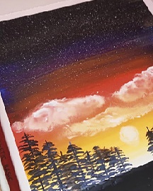 Мастер-класс "Картина за 5 минут"