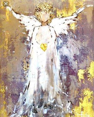 МАСТЕР-КЛАСС «Живопись. Ангел с золотой поталью»