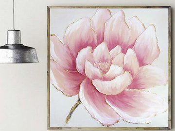 МАСТЕР-КЛАСС интерьерная картина "Цветок"