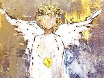 МАСТЕР-КЛАСС «Живопись. Ангел с золотой поталью»