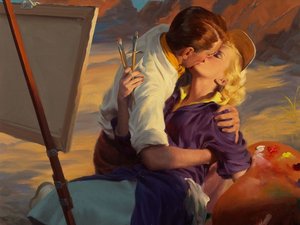 Необыкновенное свидание в художественной мастерской