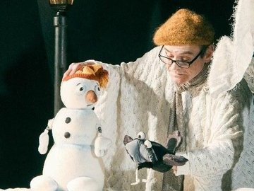 Котёнок на снегу. Театр кукол "Старый саквояж"